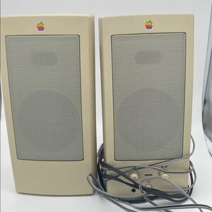 Vintage Collectible AppleDesign Powered Speakers, M6082, 1993
